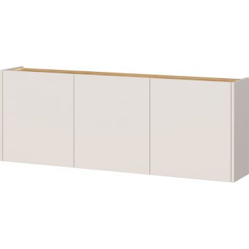 Dulap crem cu aspect de lemn de stejar suspendat 138x52x25 cm Libbiano âu0080Germania