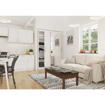 Dulap KARIO cu Uși Glisante – Personalizabil: Dimensiuni, Culoare Nymphaea Alba