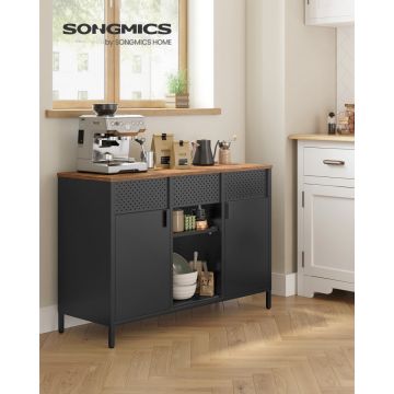 Dulap metalic fiset Songmics Maro 110x40x76 cm