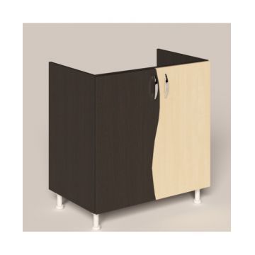 Masca chiuveta CIP S MDF , 80x47x82cm, wenge   mesteacan