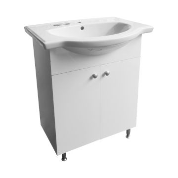 Masca chiuveta / lavoar baie Selena  55 cm  alb