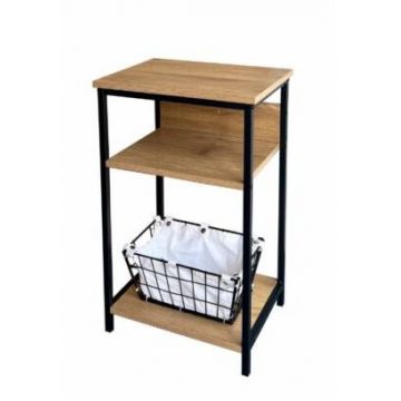 Masuta cu cosulet Betty, 30x40x65 cm, UnicSpot