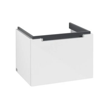 Mobilier suspendat Villeroy  Boch, Subway 2.0, pentru lavoare incastrabile, 58,7 x 45,4 cm, alb lucios