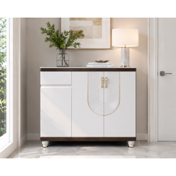 Pantofar MDF Linea  crem deschis 120x33x99 cm