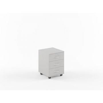 Comoda birou cu 3 sertare Simple SC-3M gri