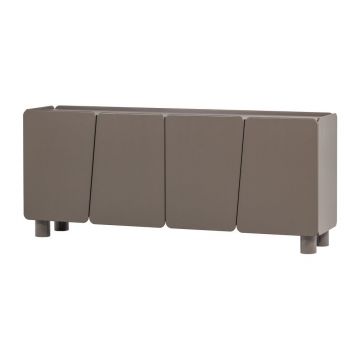 Comodă maro din lemn de pin 200x85x45 cm Root – WOOOD