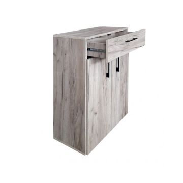 Comoda pantofi 2 usi 1 sertar, 62 X 32 X 90 CM, stejar Kraft