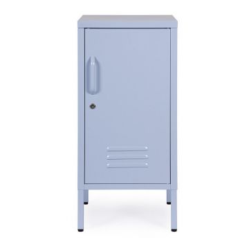 Dulap albastru deschis din metal cu încuietoare 35x76x40 cm Cambridge – Yes Everyday