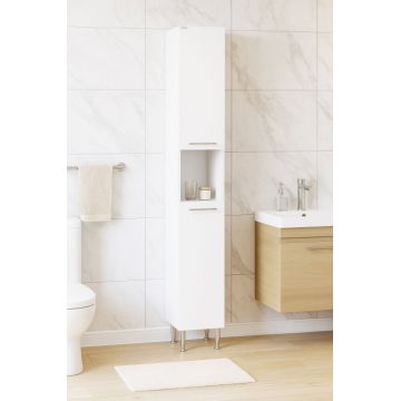 Dulap baie SOLE, front MDF, 2 usi, alb, 30x31.6x180 cm