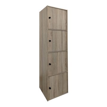 Dulap coloana cu sertare Gabino, Lemn, Sonoma, 40x39x158 cm