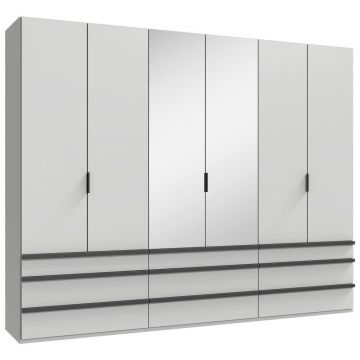 Dulap Cu Uși Pliabile, 300/216/58 cm, alb