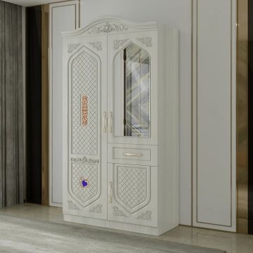 Dulap ZQE 042 MDF - 3U+1S, 100x50x211cm