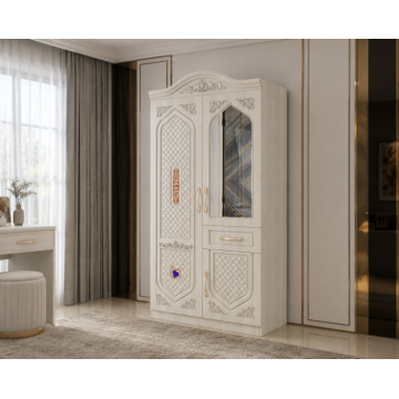 Dulap ZQE 042 MDF 3Usi 1Sertar 100x50x211 cm