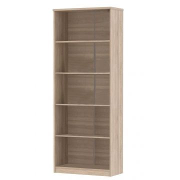 Etajera Office Stejar Sonoma 190 80 37 cm - Raft Depozitare Modern pentru Birou  Living