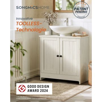 Masca lavoar, Elena, Alb, 20x23x70 cm