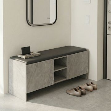 Pantofar cu banca Zulla, 110x37x43 cm