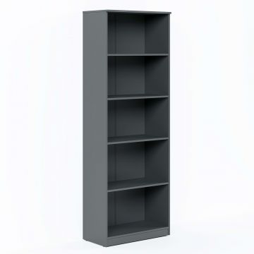 Biblioraft LINEA 70, 4 rafturi, Antracit