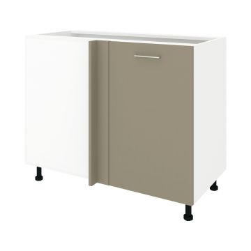 Corp Baza Colt Lecce, Taupe/Alb, 98 x 50 x 80 cm