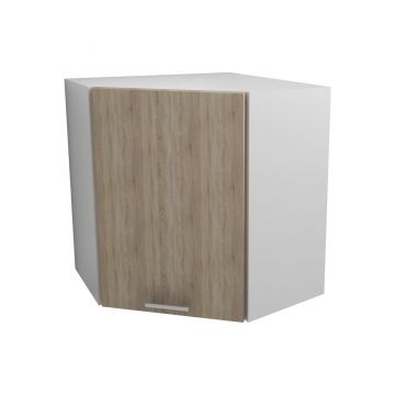 Corp Superior Colt Lecce, Stejar Sonoma/Alb, 60 x 60 x 65 cm