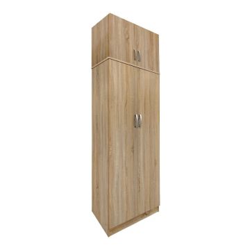 Dulap cu 2 usi, Athos, V5, Stejar, 80x42x240 cm