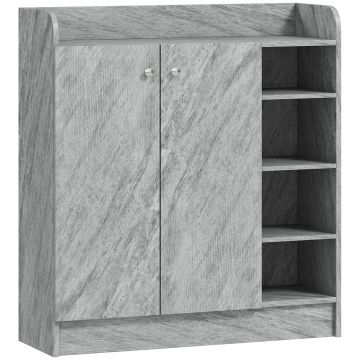 Dulap Pantofi 83 30 90 cm - Lemn, 12 Perechi, Culoare Cafenie