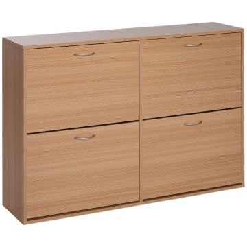 Dulap Pantofi Lemn 120 24 81 cm - 24 Perechi, Hol sau Dormitor
