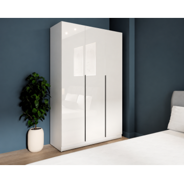 Dulap Prestige 3U Acril Alb