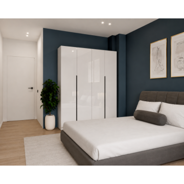 Dulap Prestige 4U Acril Alb