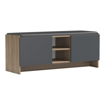 Pantofar cu banca Zulla, 110x37x43 cm
