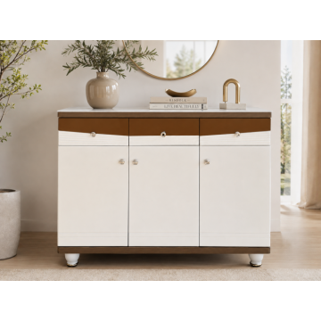 Pantofar MDF Alpin crem deschis 120x33x100 cm