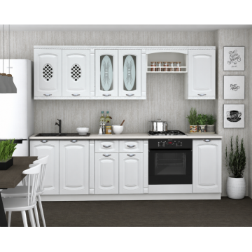 Set Bucatarie Katiusa 1 RO MDF Alb 260x60x200 cm