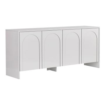 Comodă albă 180x80x45 cm Arlen – Kalune Design