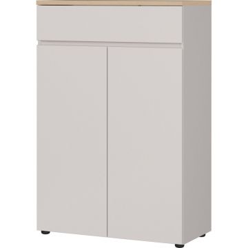Comodă crem cu aspect mat 80x120x40 cm Lissabon – Germania