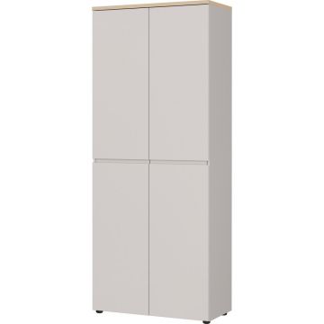 Comodă crem cu aspect mat 80x197x40 cm Lissabon – Germania