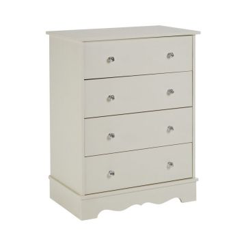Comodă fildeș 69x89x42 cm Emily – Premier Housewares