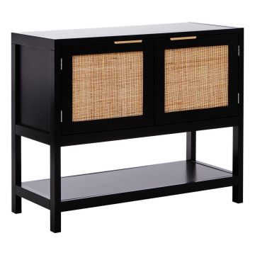 Comodă neagră 85x73x38 cm Sherman – Premier Housewares