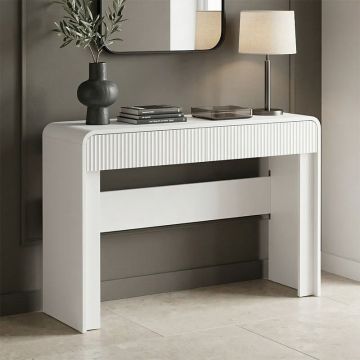 Consola, Zaplen, Alb, 38x110x75 cm