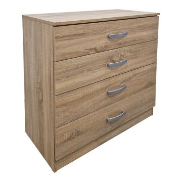 Dulap cu sertare, Athos, Stejar, 80x40x79 cm