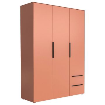 Dulap Cu Uși Rotative, 150/212/55 cm, roșu