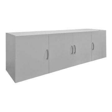 Dulap de haine Alvia four-leaf wardrobe loft, alb, 200x51x60 cm