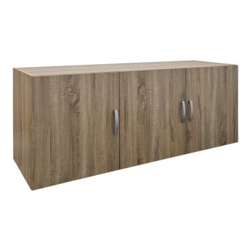 Dulap de haine Alvia sonoma three-leaf wardrobe, 150x51x60 cm