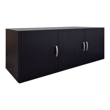 Dulap de haine Alvia wenge three-leaf wardrobe, 150x51x60 cm