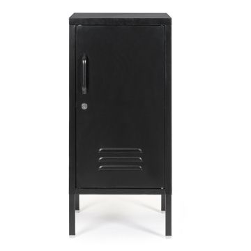 Dulap negru din metal cu încuietoare 35x76x40 cm Cambridge – Yes Everyday