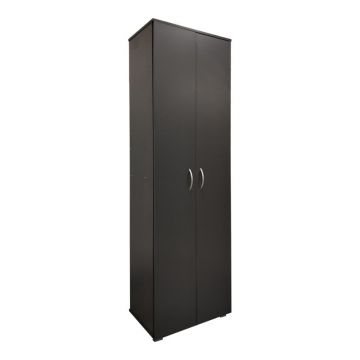 Dulap pantofi cu functie organizare Racka, Lemn, Alb, 58x34x186 cm