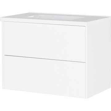 Dulap sub chiuvetă alb suspendat cu aspect mat 81x61 cm Bodera – Germania