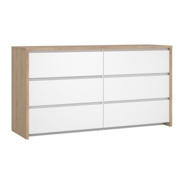Comodă albă 157x84x48 cm Next – Tvilum