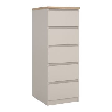 Comodă crem 40x111x50 cm Naia – Tvilum