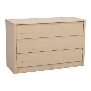 Comodă în culoare naturală deschisă cu aspect de lemn de stejar 110x70x45 cm Melstone – Rowico