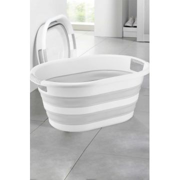 Cos de rufe pliabil KL702 Gri 45x63x30 cm
