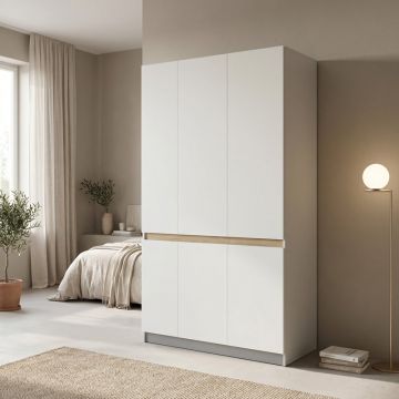 Dulap de haine Merzia, Sonoma, 120x47x183 cm - Sonoma